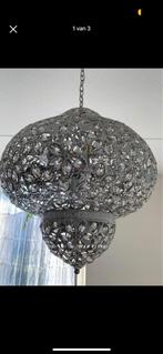 Oosterse Zilveren Lamp, Huis en Inrichting, Lampen | Hanglampen, Ophalen, Zo goed als nieuw, Metaal, 50 tot 75 cm