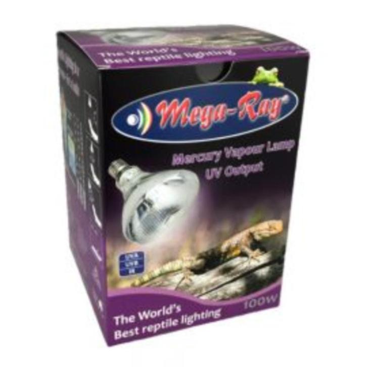 Mega Ray UV-B lampen, Dieren en Toebehoren, Reptielen en Amfibieën | Toebehoren, Nieuw, Verlichting, Ophalen