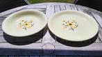 Set van 2 vintage Franse schalen Salins servies Catherine, Huis en Inrichting, Keuken | Servies, Ophalen, Gebruikt, Aardewerk
