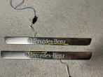 Origineel Mercedes Benz - Set verlichte instaplijsten, Gebruikt, Voor, Mercedes-Benz, Ophalen of Verzenden