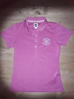 Fel roze polo-shirt Rozendaelsche Golfclub mt S, Ophalen of Verzenden, Zo goed als nieuw, Korte mouw, Roze