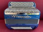 Kleine franse Maugein knopaccordeon . 80 bas . C-Griff ., Muziek en Instrumenten, Accordeons, Overige merken, 80-bas, Ophalen of Verzenden