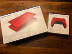 Ps5 vulcanic red cover met bijhorende controller, Spelcomputers en Games, Games | Sony PlayStation 5, Ophalen of Verzenden, Nieuw