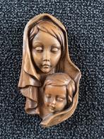 Houten Madonna & Kind wandbeeld — H. Pape, Ophalen of Verzenden
