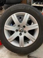 Michelin Alpin Winterbanden met Audi/VW Velgen - 215/60R16, Auto-onderdelen, Banden en Velgen, Ophalen, 16 inch, Banden en Velgen