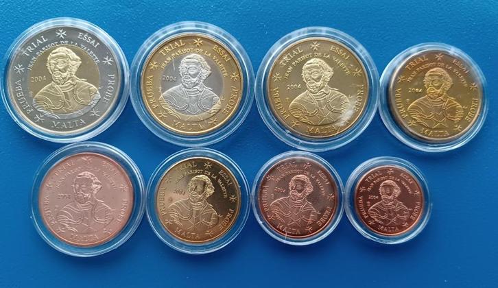 Malta Probeset 2004 EURO SET 1 CENT - 2 EURO UNC, Postzegels en Munten, Penningen en Medailles, Overige materialen, Buitenland