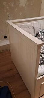 hemnes, Huis en Inrichting, Slaapkamer | Bedden, Ophalen, Gebruikt, Eenpersoons, Wit