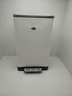 Wesco Big Double Boy afvalbak matwit 36L - Retourdeal, Info@mystore.nl, Met pedaal, 50 tot 75 cm, Bruggestraat 18