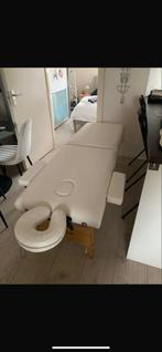 Inklapbare behandelstoel + hoes, Ophalen, Verstelbaar, Wit, 190 cm of minder