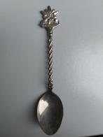 Antieke zilveren lepel met Edelweiss motief, Antiek en Kunst, Antiek | Bestek, Ophalen of Verzenden