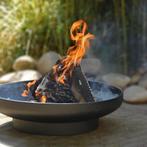 IJzeren vuurschaal vuur schaal 60 cm zwart landelijk tuin, Nieuw, Verzenden