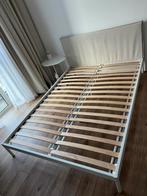 Kleppstad bedframe, Huis en Inrichting, Slaapkamer | Bedden, Ophalen, Beige, 140 cm, Zo goed als nieuw