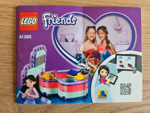 Lego Friends 41385 Emma's hartvormige zomerdoos, Kinderen en Baby's, Speelgoed | Duplo en Lego, Zo goed als nieuw, Lego, Complete set