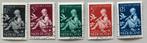 Nederland 1938 NVPH 312-17 gest, Ophalen of Verzenden, T/m 1940, Gestempeld