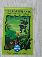 sticker DE SPORTVISAKTE voor een betere visstand, Ophalen of Verzenden, Zo goed als nieuw, Dier en Natuur