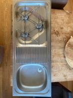 Camper, caravan 3 pits gaskookplaat met spoelbak, Caravans en Kamperen, Ophalen, Gebruikt