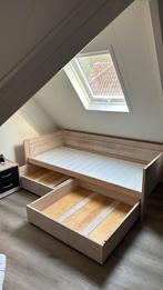 Life time bed 1 pers met 2 lades, Huis en Inrichting, 90 cm, Eenpersoons, Wit, Ophalen of Verzenden