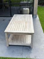 Bijzet tafel / salon tafel teak altijd binnen gestaan., Tuin en Terras, Tuintafels, Ophalen, Zo goed als nieuw, Rechthoekig, Teakhout