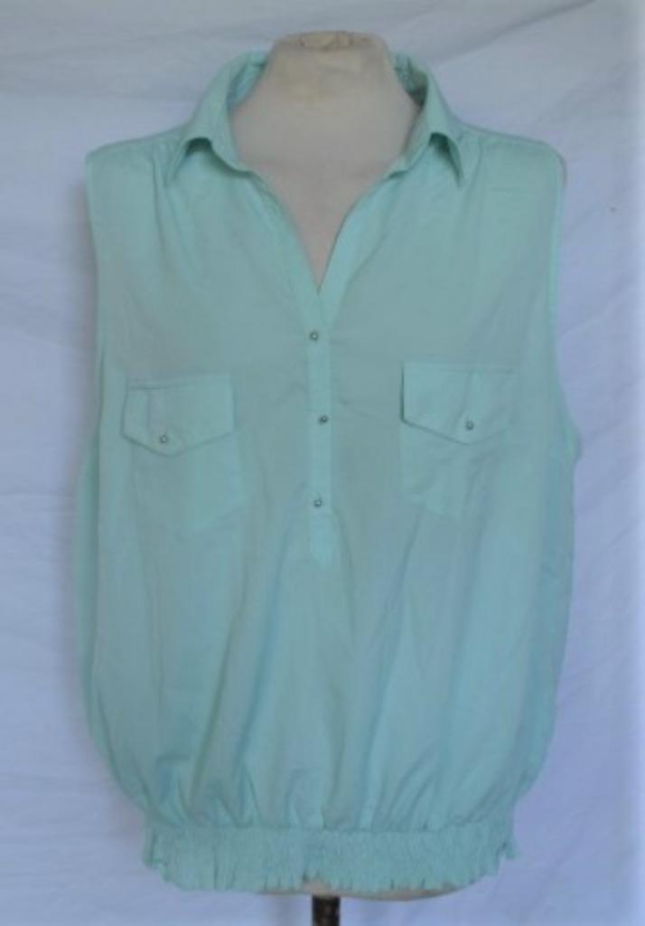 Mooi damesshirt.Mt 3XL.Merk Miss Etam, Kleding | Dames, Grote Maten, Zo goed als nieuw, Shirt of Top, Blauw, Ophalen of Verzenden