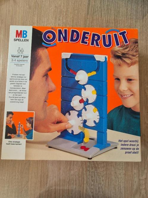 Onderuit spel van MB, Hobby en Vrije tijd, Gezelschapsspellen | Bordspellen, Zo goed als nieuw, Een of twee spelers, Ophalen of Verzenden