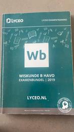 Lyceo Wiskunde B examenbundel 2019, HAVO, Wiskunde B, Ophalen of Verzenden, Zo goed als nieuw
