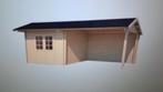 Blokhut met overkapping, 580x275cm, Ophalen, Nieuw