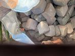 Ruim 300 copplestones in big bag, Ophalen, Gebruikt, Klinkers, 10 m² of meer