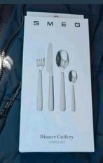 3x ah smeg bestek besteksets zilverkleur dinnerset, Nieuw, Ophalen of Verzenden, Rvs of Chroom, Vaatwasserbestendig