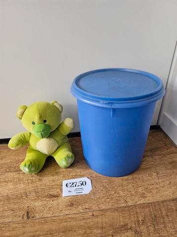 Tupperware blauwe wasemmer €27,50 beschikbaar voor biedingen