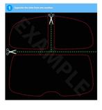 Blindeer Set Ford Fiesta 2012 5-deurs, Auto diversen, Autostickers, Ophalen of Verzenden