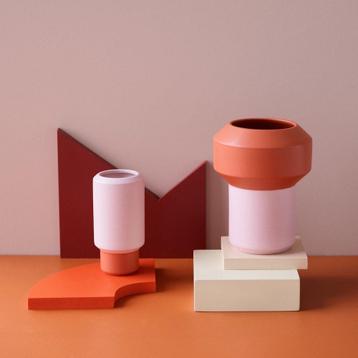 Nieuw Lucie Kaas Fumario Vaasje Pink&Orange beschikbaar voor biedingen