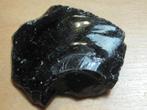 mi. 4x ruwe edelsteen ZWARTE OBSIDIAAN (6), Verzenden, Mineraal