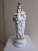 Maria beeldje . Maria met kind. Biscuit, Antiek en Kunst, Verzenden