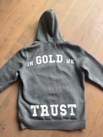 Hoodie In gold we trust | L | Antracietgrijs beschikbaar voor biedingen