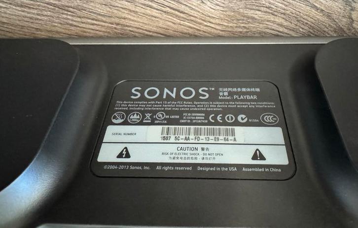 Sonos Playbar - Goede Staat, Compleet!, Audio, Tv en Foto, Soundbars, Gebruikt, Ophalen of Verzenden