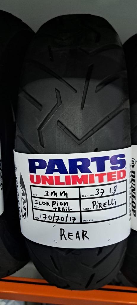 Pirelli Scorpion Trail 1707017 DOT 3719 - 3mm, Motoren, Onderdelen | Merk-onafhankelijk, Gebruikt, Ophalen
