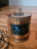 Vintage Scheepslantaarn Koper, Verzamelen, Scheepvaart, Ophalen of Verzenden, Gebruikt, Motorboot of Zeilboot, Gebruiksvoorwerp