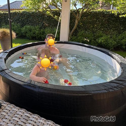 Exit leather premium opbouw spa 4 persoons, Tuin en Terras, Bubbelbaden en Hottubs, Zo goed als nieuw, Ophalen