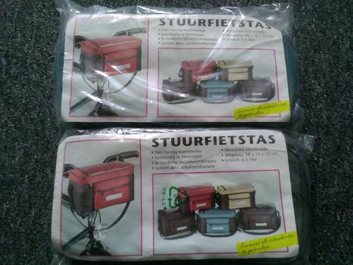 2x of 3x Fiets stuurtas 1x zwart of 2x zwart met groen, Fietsen en Brommers, Fietsaccessoires | Fietstassen, Nieuw, Ophalen of Verzenden