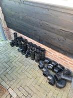 Diverse PE elektrolas delen 110 en 125mm, Doe-het-zelf en Verbouw, Buizen en Afvoer, Ophalen, Overige materialen, Bochten, Nieuw