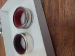 2 verzilverde servetringen jaren 70, Antiek en Kunst, Antiek | Goud en Zilver, Verzenden, Zilver