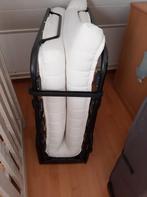 ZGAN inklapbed/logeerbed met zelfgekocht matras erin, Huis en Inrichting, Ophalen, 90 cm, Eenpersoons, Zwart