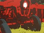 Lithografie Ronnie Meyers 1981 traktor, Antiek en Kunst, Verzenden