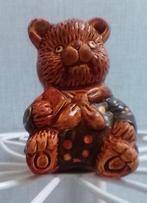 Vintage Teddy beer, Ophalen of Verzenden, Zo goed als nieuw, Beeldje, Overige merken