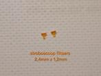 Stroboscoop flitsers oranje (2,4mm x 1,2mm) met bevestigings, Hobby en Vrije tijd, Modelauto's | 1:50, Ophalen of Verzenden, Nieuw