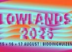 Lowlands ticket 2025, Cd's en Dvd's, Vinyl | Dance en House, Ophalen of Verzenden, Zo goed als nieuw