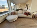Lounge bank, Huis en Inrichting, Ophalen of Verzenden, Zo goed als nieuw, Stof, Beige