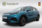 BYD ATTO 3 DESIGN 60 KWH 204PK 3-FASE | Panoramadak | Leder, Auto's, BYD, Gebruikt, Zwart, Blauw, SUV of Terreinwagen