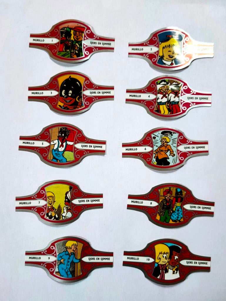 Sjors en Sjimmie sigarenbandjes - complete serie, Ophalen of Verzenden, Nieuw