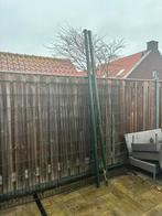 Dubbelstaafs hek groen hek schutting dubbelstaafsmatten, Tuin en Terras, Ophalen, Zo goed als nieuw, IJzer, Tuinhek